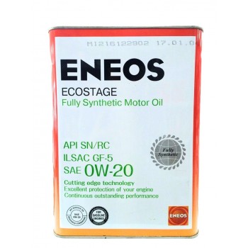 ENEOS ECOSTAGE Fully Sinthetic GF5 0w-20 4 литра