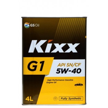 Kixx G1 5w-40 4 литра жесть