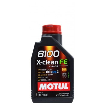 Motul 8100 X-clean FE 5w-30 1 литр