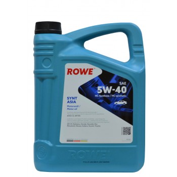 ROWE 5w-40 Synt Asia 4 литра