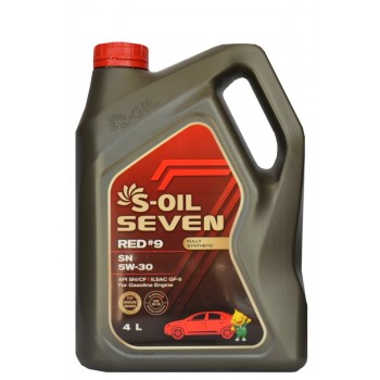 S-oil Seven Red 9 SN 5w30 4 литра