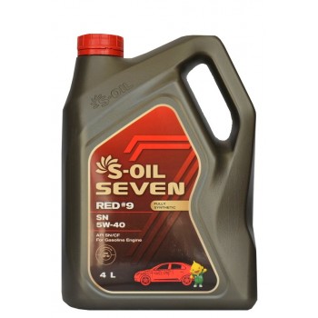 S-oil Seven Red 9 SN 5w40 4 литра