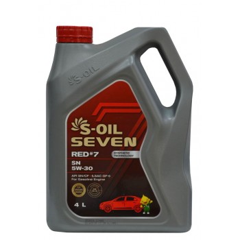 S-oil Seven Red 7 SN 5w30 4 литра
