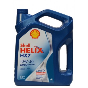 Shell Helix HX7 10w-40 4 литра