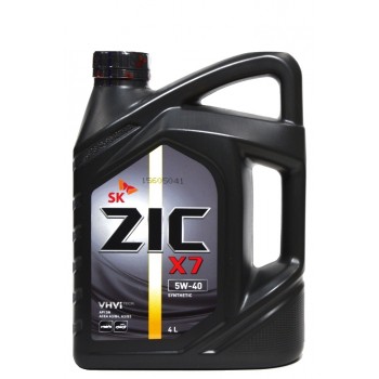 ZIC X7 5w-40 4 литра